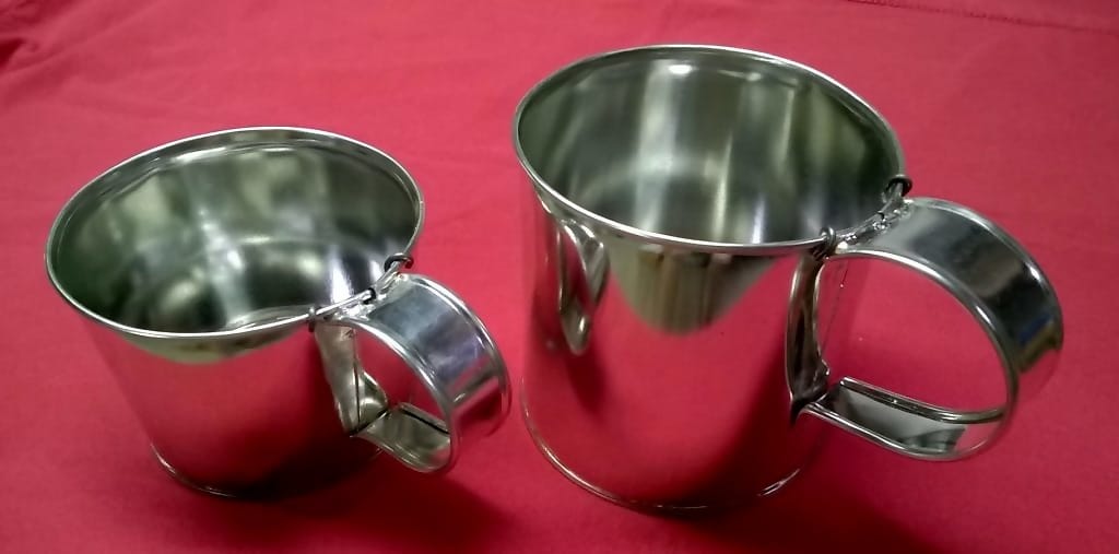 19th Century Reproduction Tin Cups