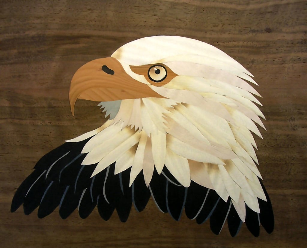 Marquetry Kit – “Bald Eagle”