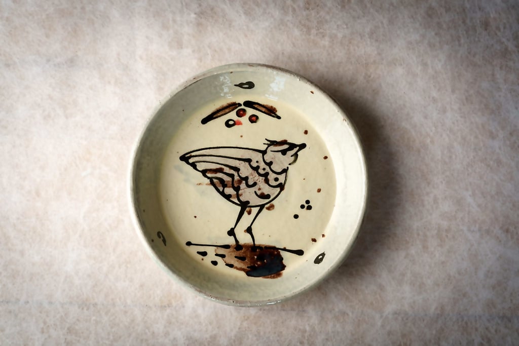Lunch Plate with bird