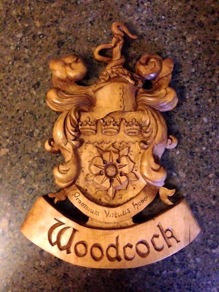 Woodcock coat of arms