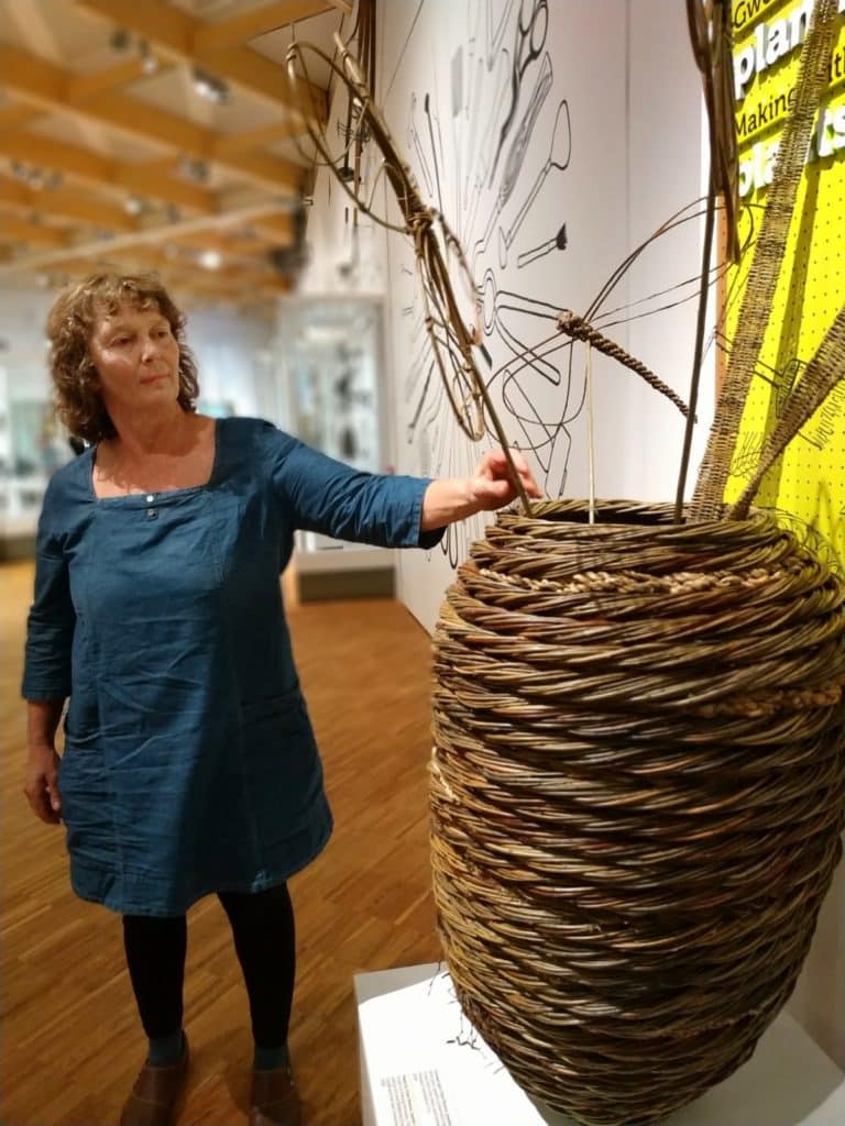 National Museum of Wales Gweithdy Commission – Rope Coil Basket