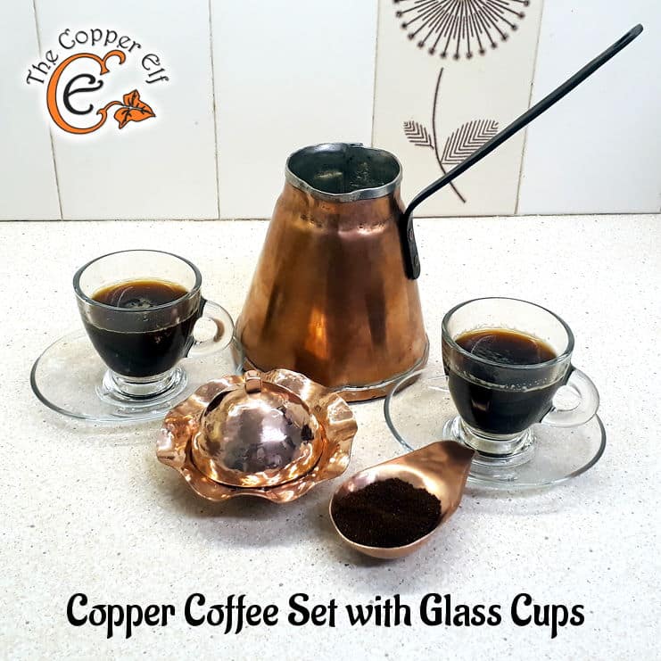 Copper Coffee Set