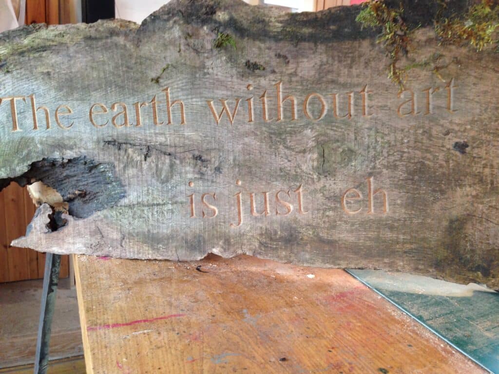 The earth without art