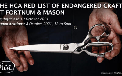The HCA Red List of Endangered Crafts at Fortnum & Mason