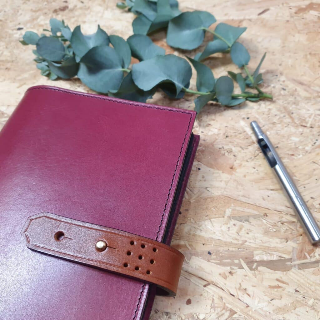 ‘Laurel’ The Bespoke Handmade Luxury Leather Notebook / Diary A5 – Slim