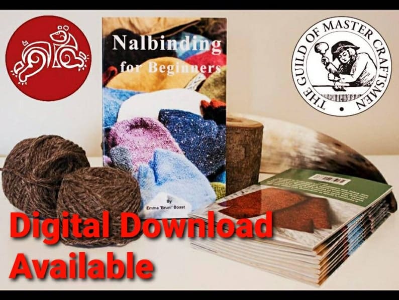 Digital Download of Nidavellnir’s:’Nalbinding for Beginners’ Guide, EBook.Learn an Ancient Heritage Craft from Saxon,Viking & Medieval Times