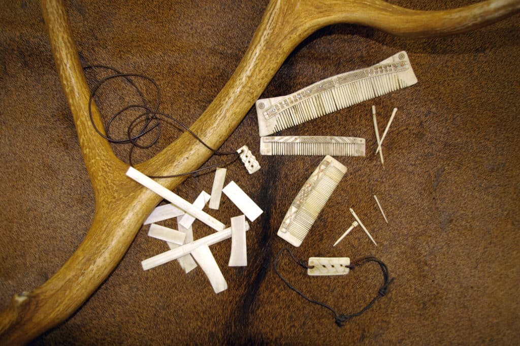 A Selection of Antler and Bone Items