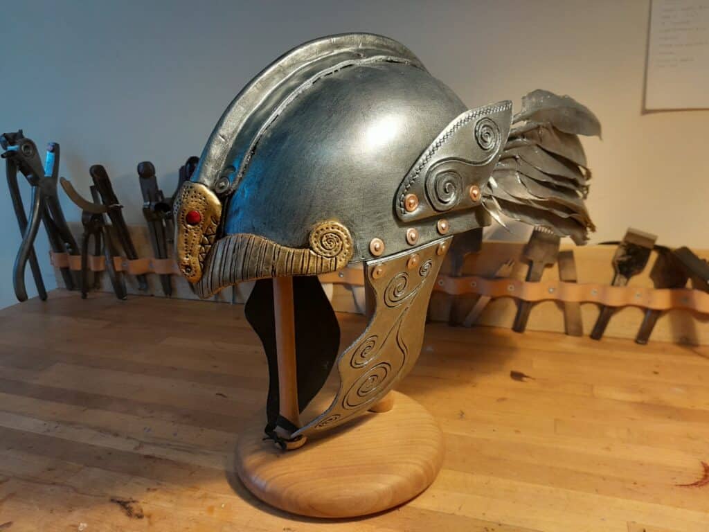 Helmet for a Theatrical Production