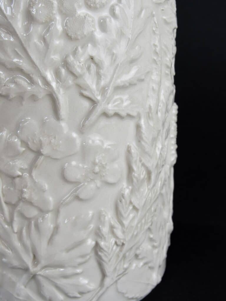 Detail of Hawthorn blossom Flora Sprigged Vase