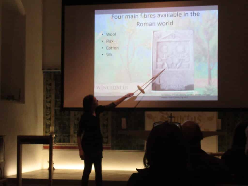 Public Talks on Textiles and Roman History