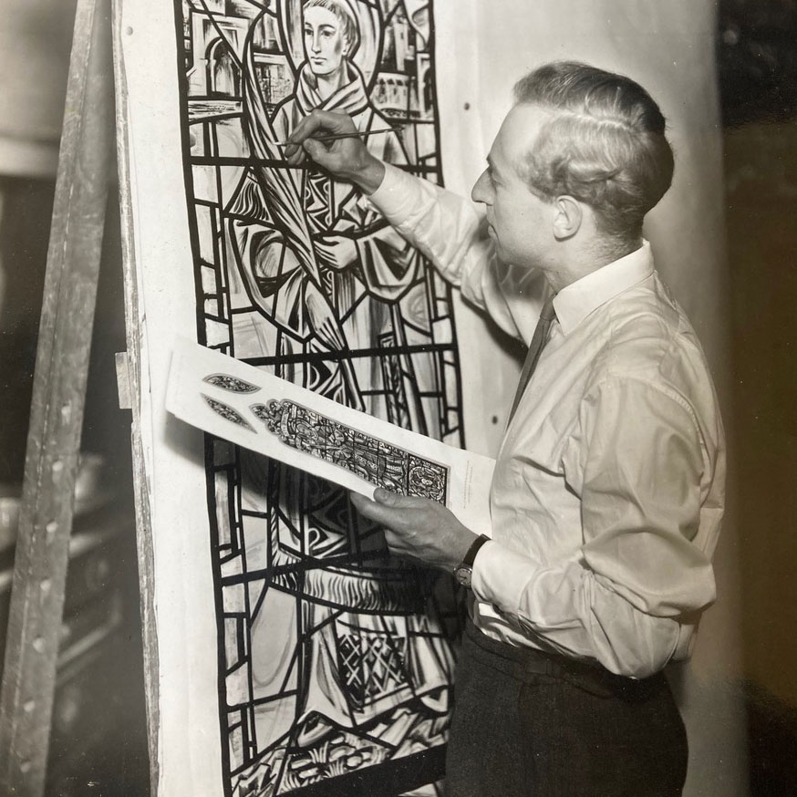 Alfred Fisher MBE – stained glass craftsperson