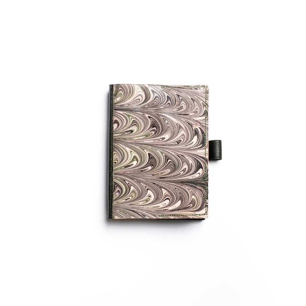 Marbled Veg-Tanned Leather Journal, Nonpareil