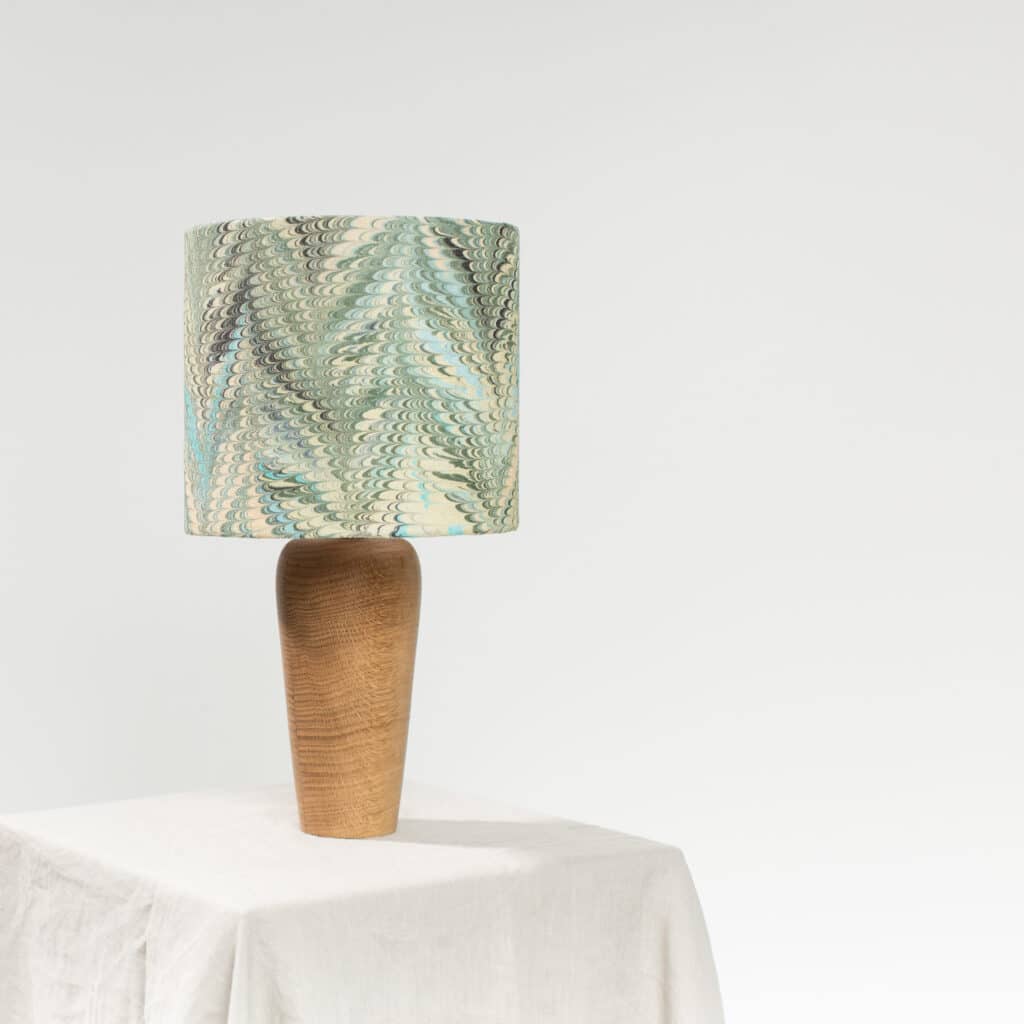 ROCWORX Marbled linen lampshade, Nonpareil