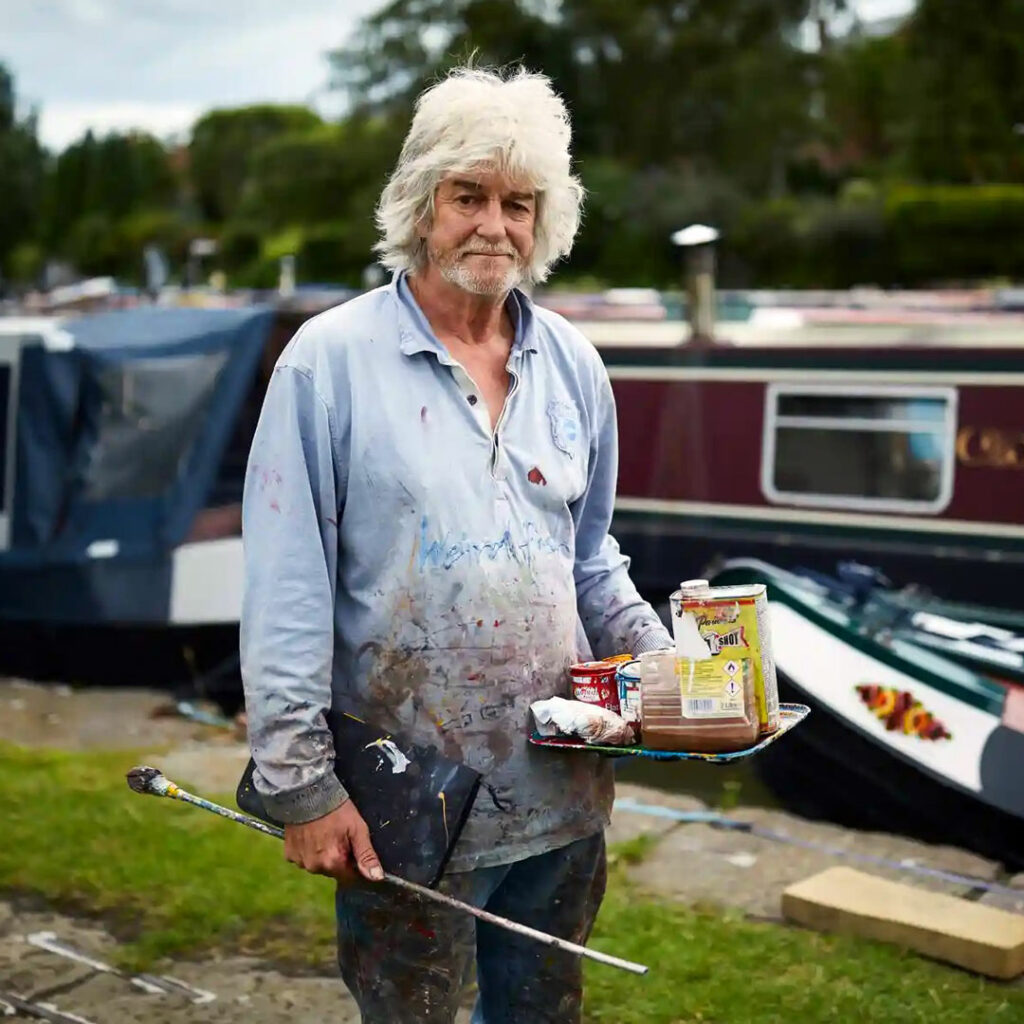MBE for canal boat painter Phil Speight in the King’s Birthday Honours