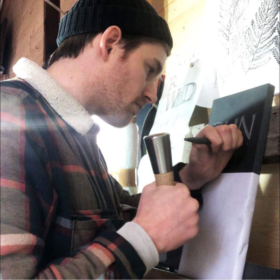 Cameron Wallace, lettercutter