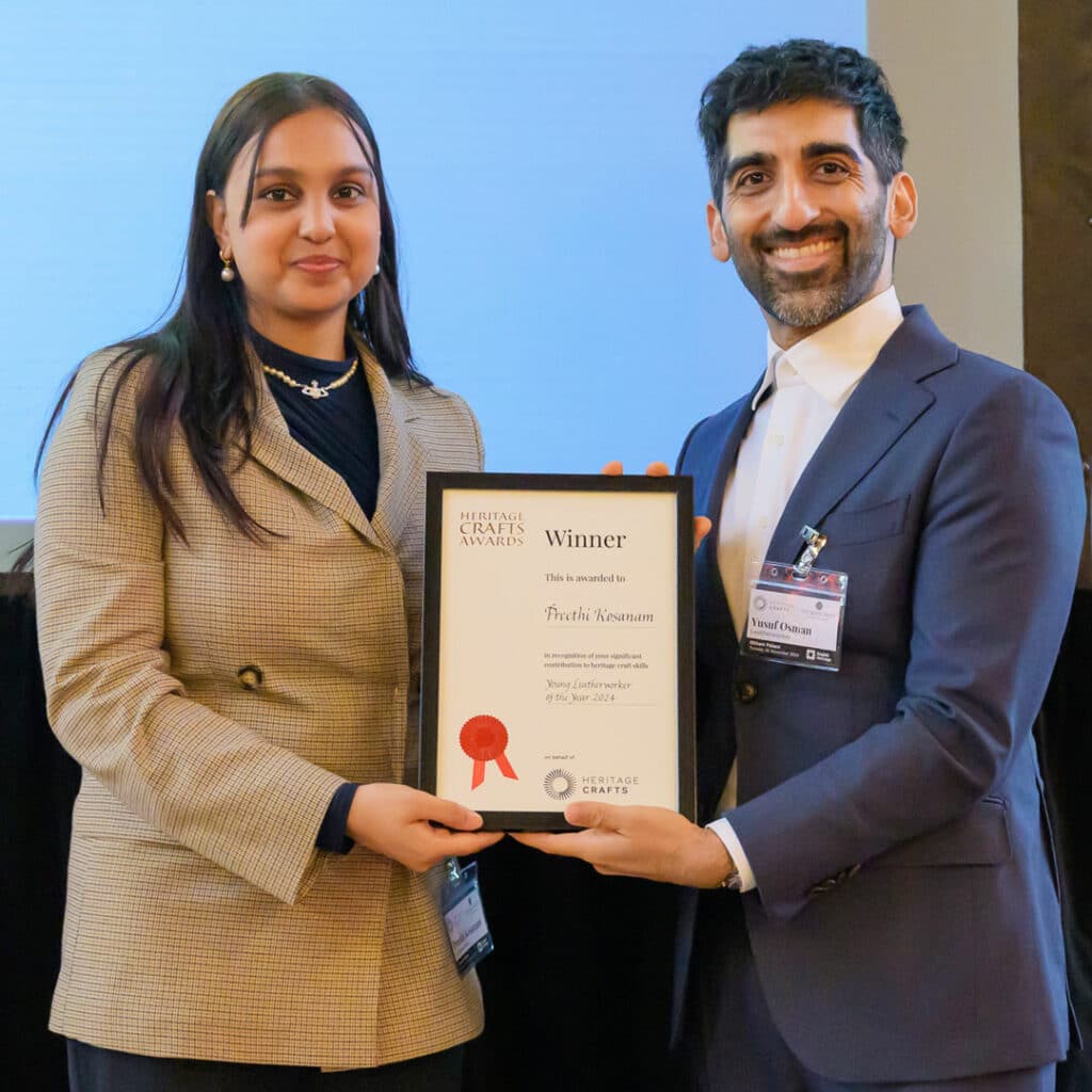 Preethi wins inaugural Young Leatherworker of the Year Award 2024