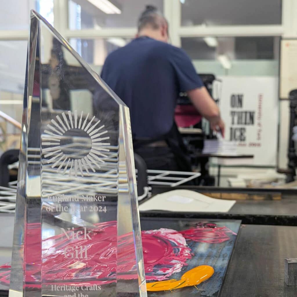 York typecaster and letterpress printer wins England Maker of the Year 2024