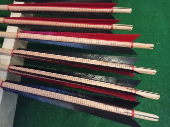 Fletching detail by John Potter