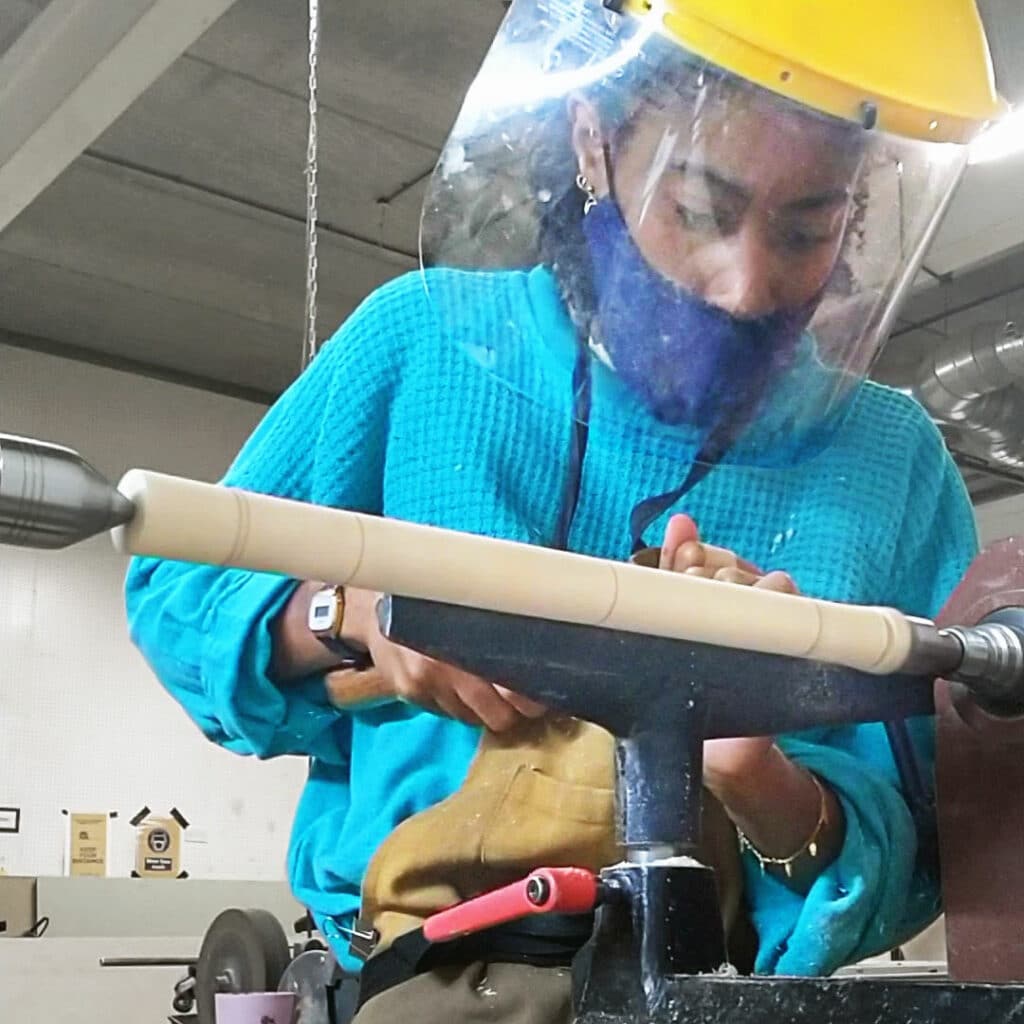 Chanelle Brown, Woodturner