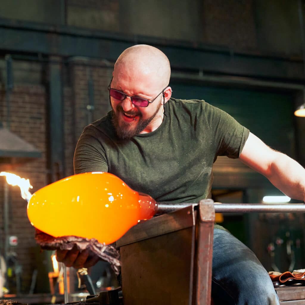 Elliot Walker, Mouth blown sheet glass maker