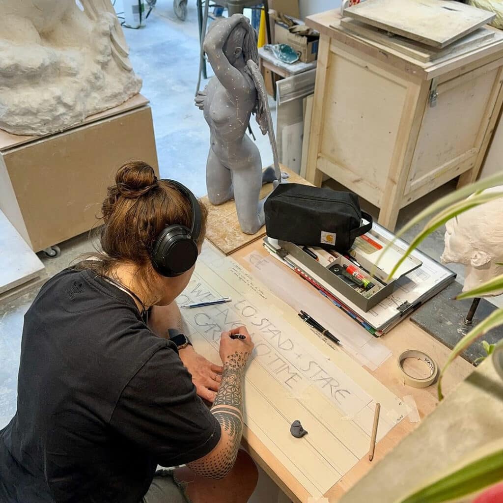 Kate Holmes, Stone Carver