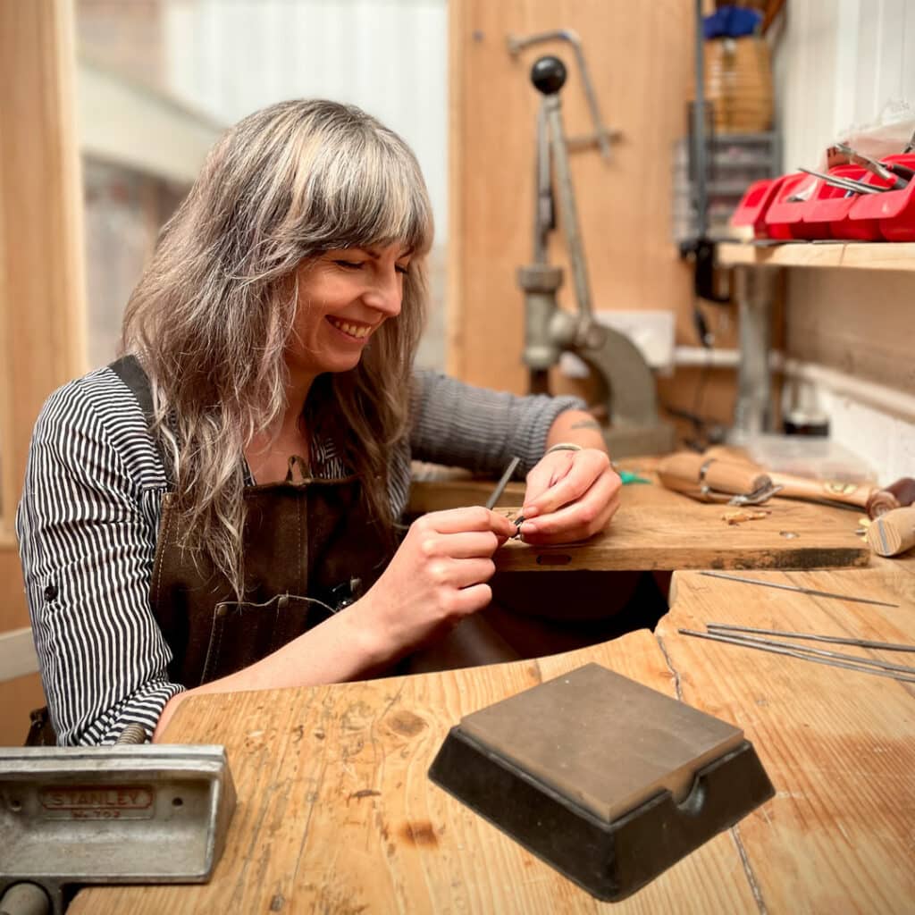 Nicola James, Jewellery maker and Silversmith