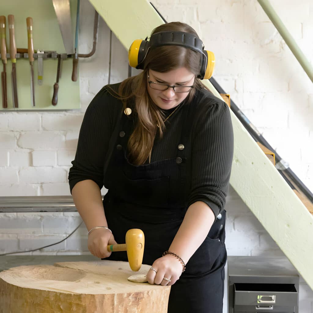 Rebecca Oldfield, Silver Chasing and Repoussé