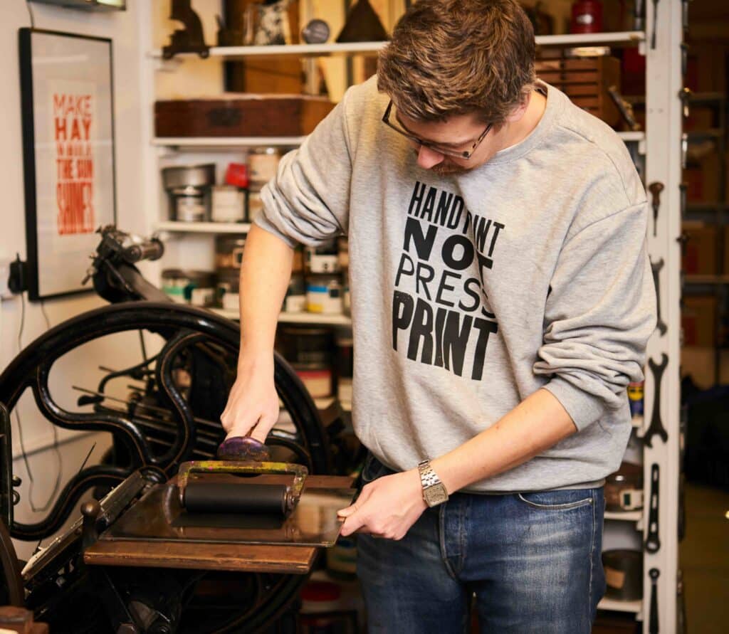 Tom Boulton – Letterpress Printer