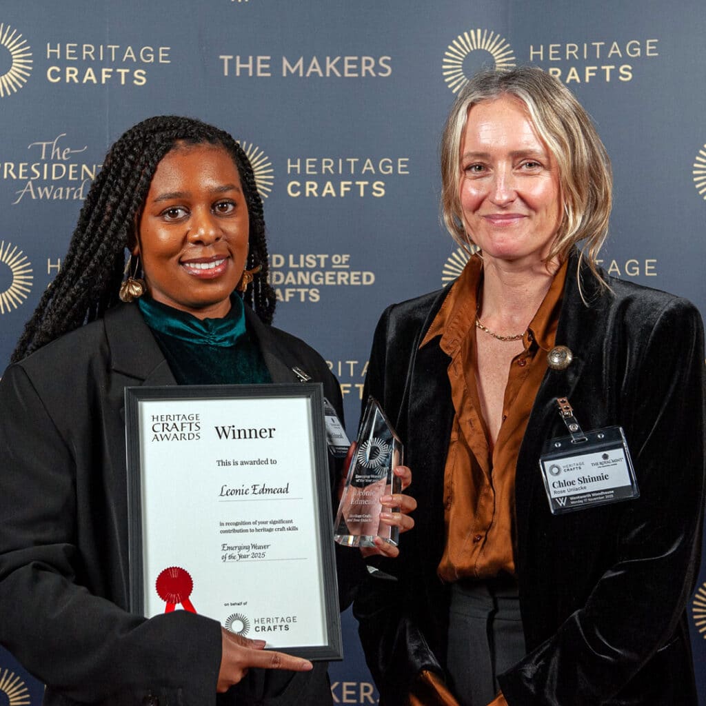Leonie wins Emerging Weaver of the Year Award 2025