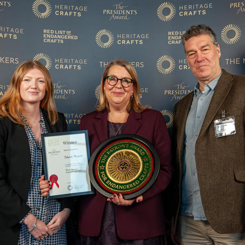 Deborah wins Patron’s Award for Endangered Crafts 2025