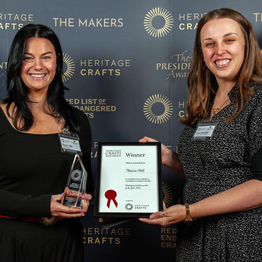 Maisie wins Emerging Leatherworker of the Year Award 2025