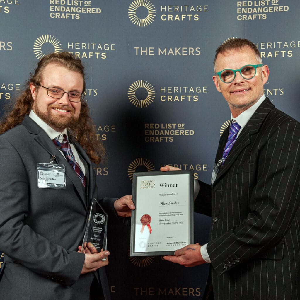 Alex wins Robin Wood Changemaker Award 2025