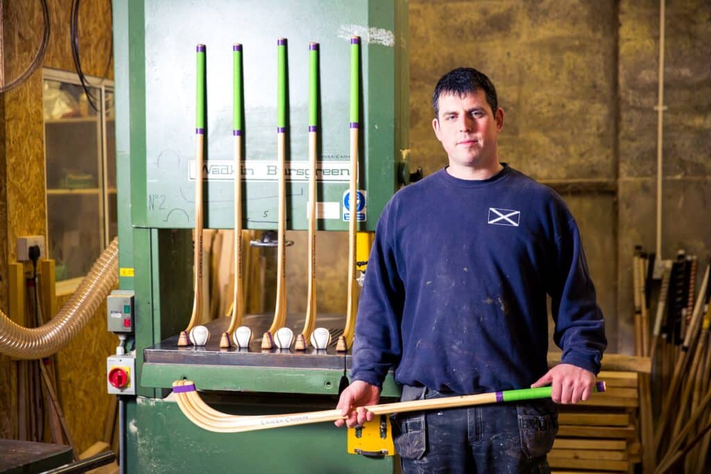 Alan MacPherson, Shinty caman making