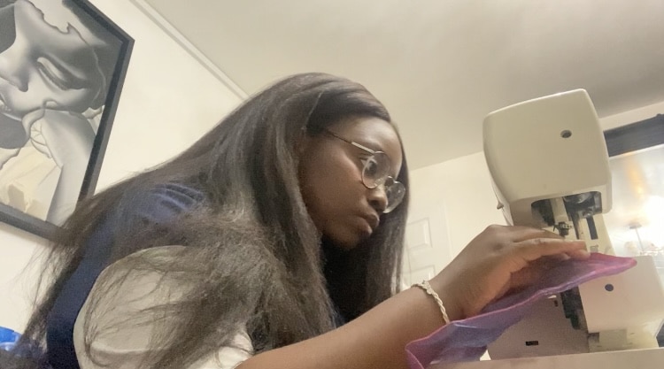 Angel Nkomo, Sewing