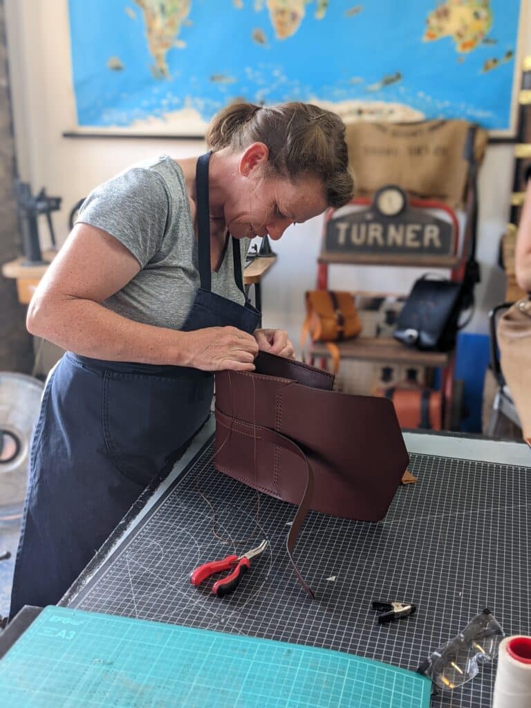 Kylie McConnell, Leatherworking
