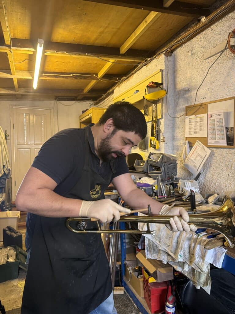 Philippe L’olive, Brass instrument making