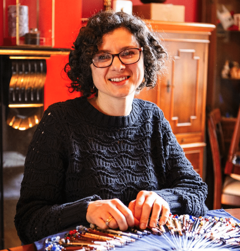 Caroline West, Bobbin lace making