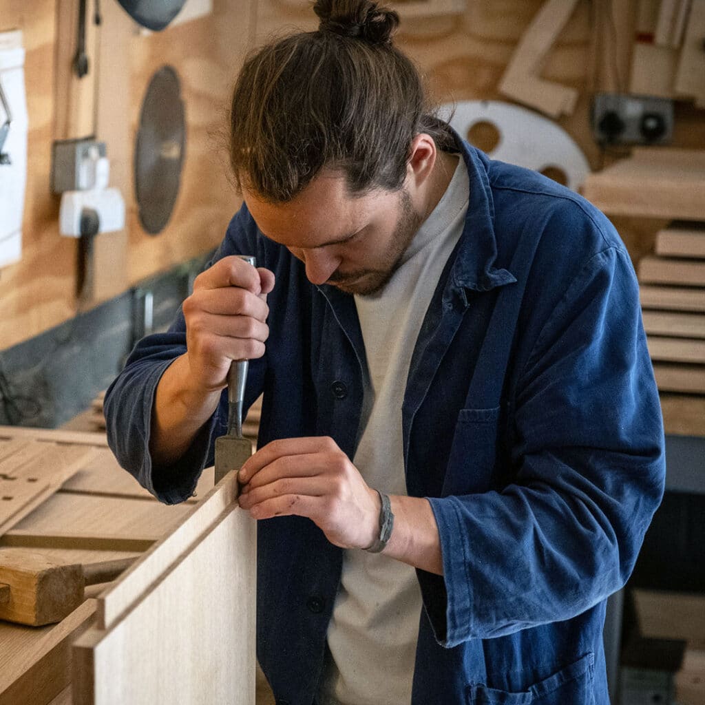 Trainee furniture maker