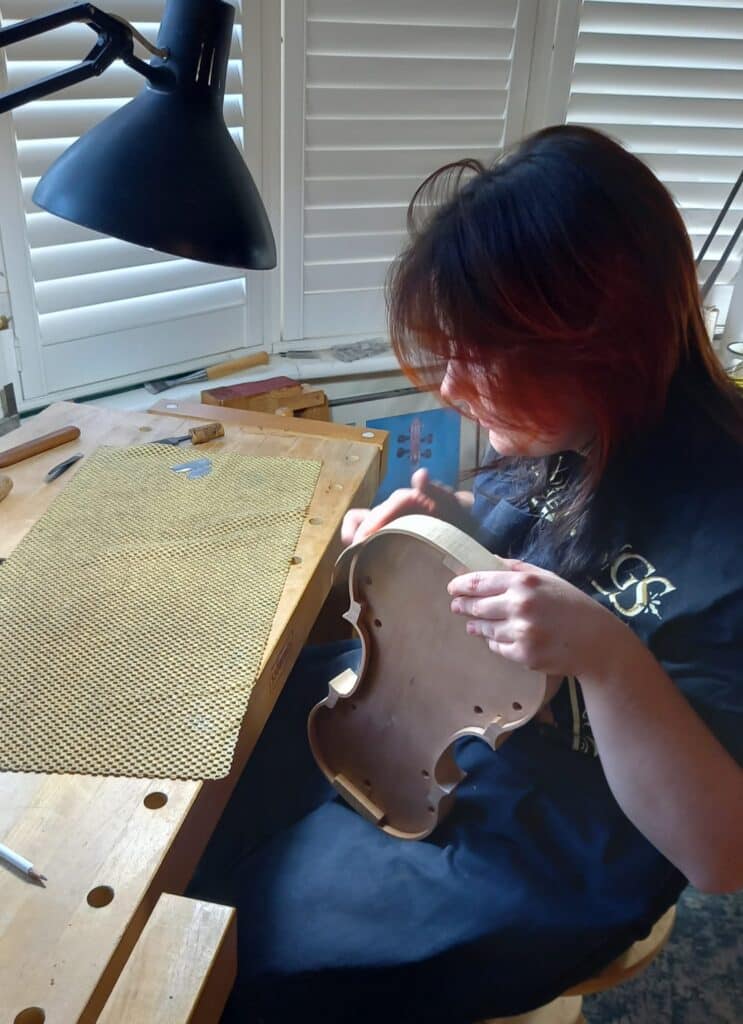 Viola Prokopova, violin making