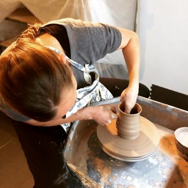 Rachel in the Dales Pottery