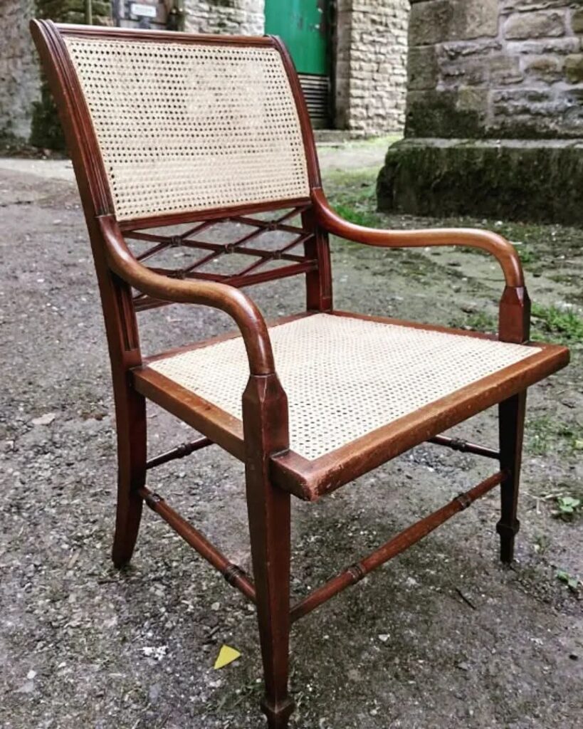 Regency Chair fully recaned