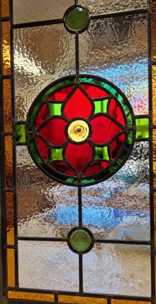 Victorian Stained Glass Window Panel