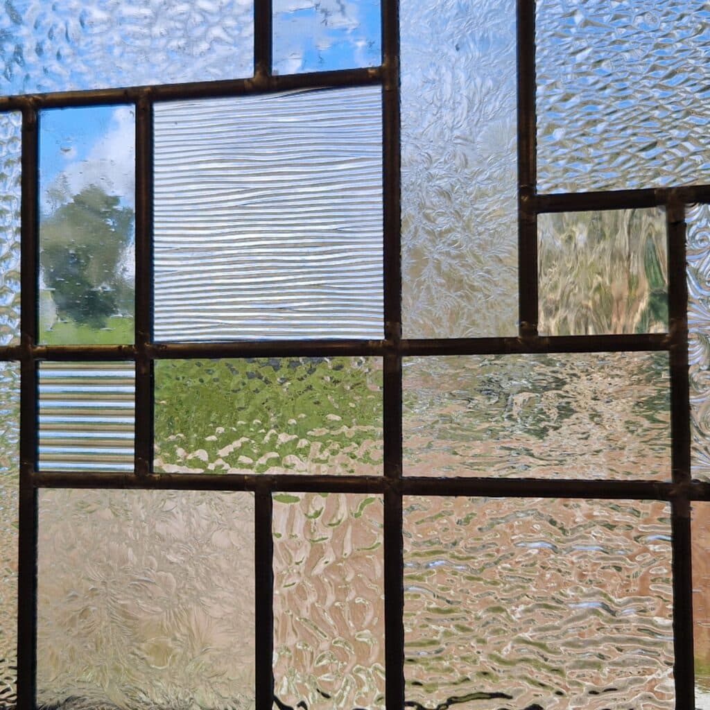 Geometric Leaded Light Textures Window Panel