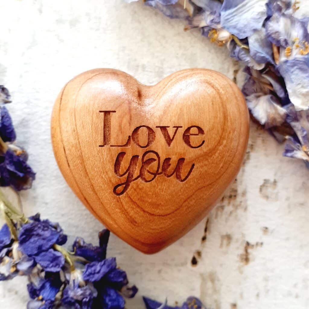 Personalised Wooden Love Heart