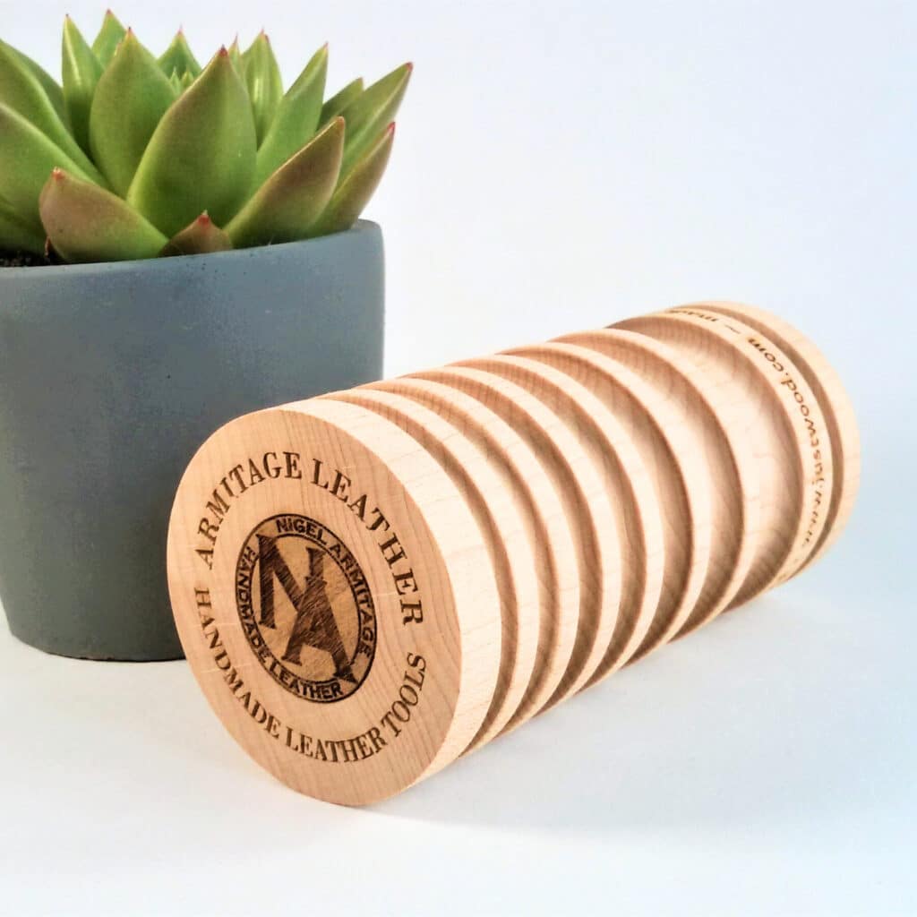 Wooden Leather Burnisher