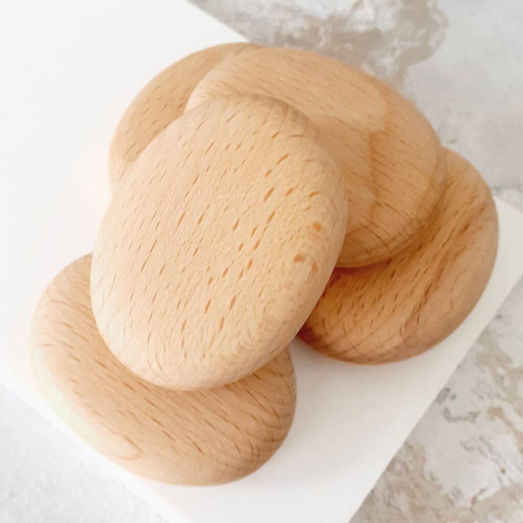 Small Wooden Pebbles For Crafts