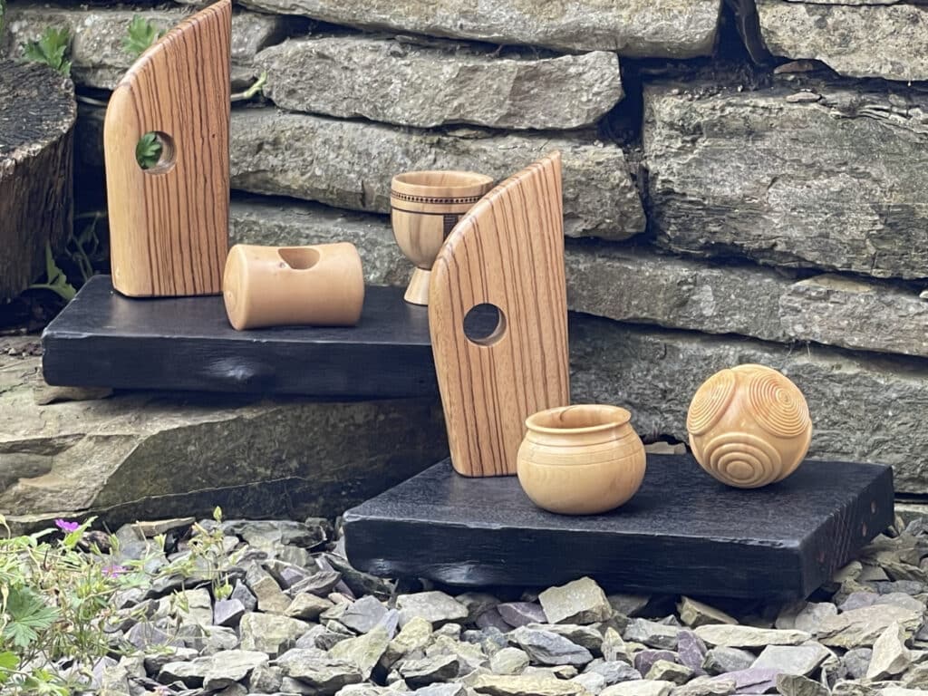 Neolithic inspired tryptics