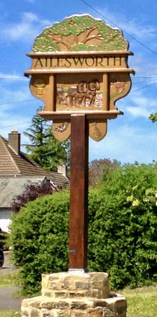 Castor & Ailsworth Sign