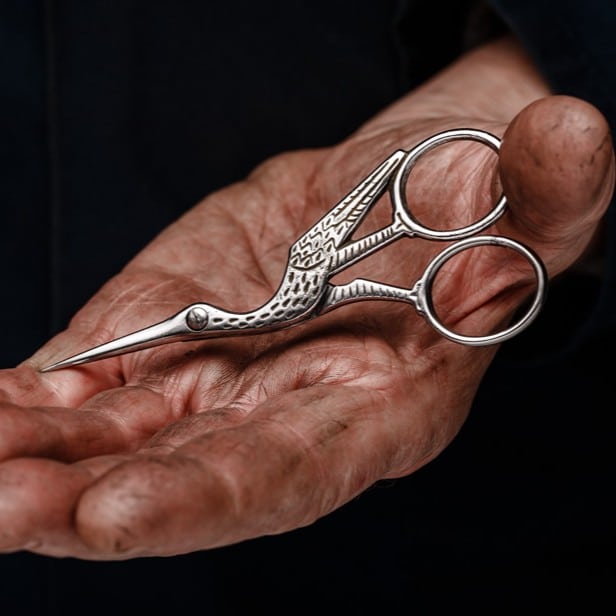 Stork Embroidery Scissors