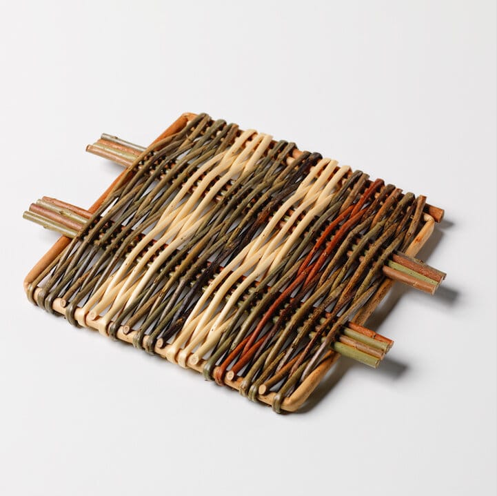 Handmade Square Willow Platter